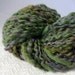 Handspun Thick and Thin Art Yarn thread plied Violet Patch Colorway 96 yards