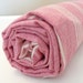 Pink bath towel...Turkish Bath Towel...PESHTEMAL PINK