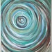 Escape to Infinity - Original Acrylic Painting on Canvas - Reserved for Margaret