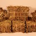 Mini Hay Bales - Set of 16