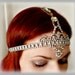 Bridal Wedding Headdress Art Deco Headpiece - Vintage Rhinestone
