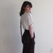 dainty white pintuck box shaped blouse . short sleeves .medium.large.extra large