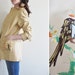 disaster relief. 1970 vinyl BIRD jacket . tan spring blossom coat .medium .sale