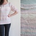 HEART sweater . pastel unicorn style .medium.large