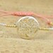 SALE-Sterling Silver and vermeil bracelet . friendship