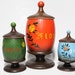 Retro Flour, Tea & Coffee Ceramic Canisters
