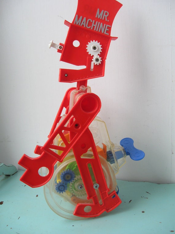 Vintage Mr. Machine Robot Wind Up Toy 1960's