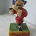 RESERVED..Vintage Pfeiffer's Brewery Advertising Chalkware Figurine, Detroit