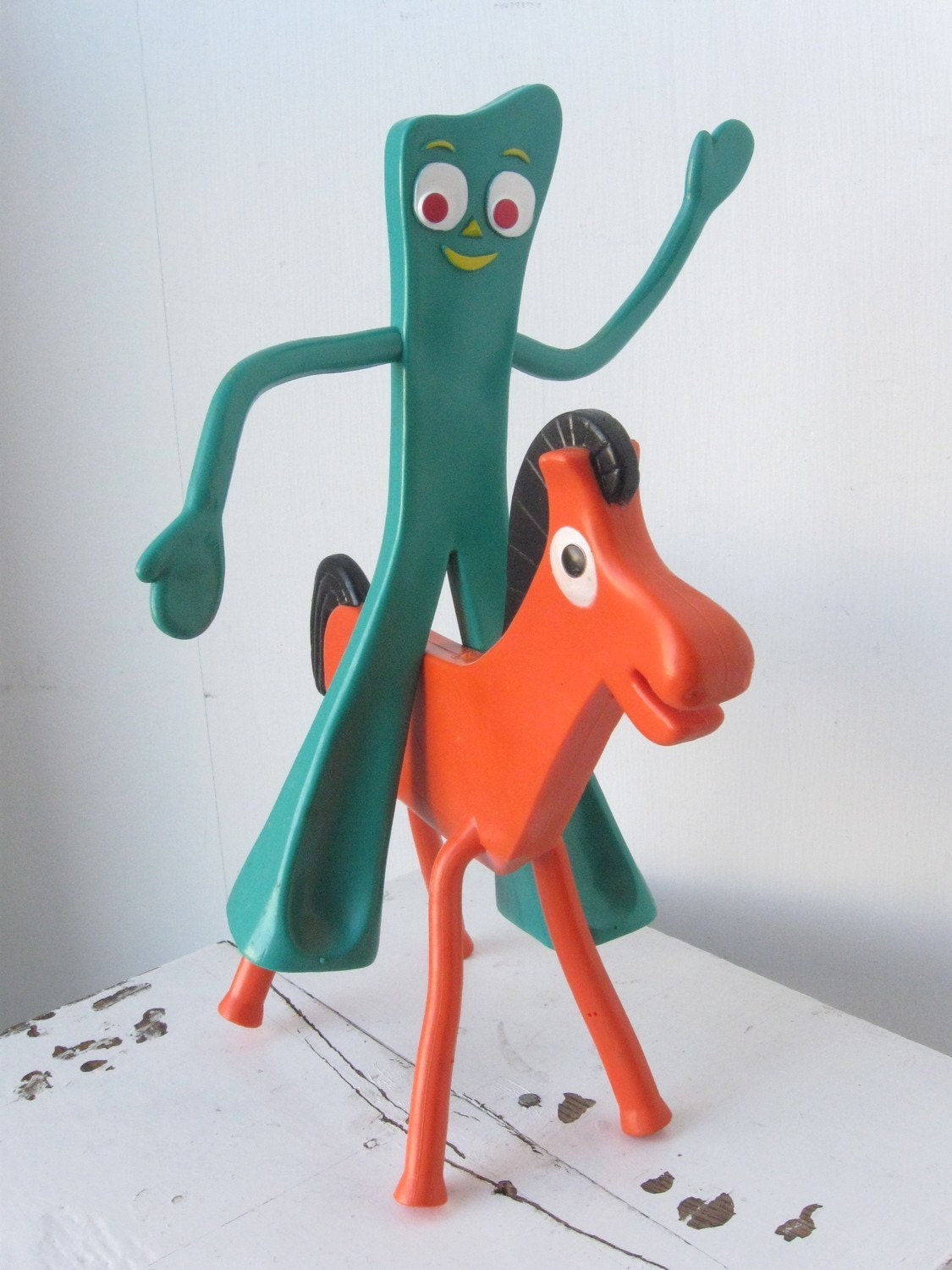 Vintage Gumby and Pokey Bendable Action Figures 1970's