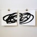 two simple gestures, original contemporary art/room decor