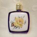 Vintage Amethyst Glass Perfume Bottle Made in Austria