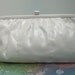 Vintage White Clasp Clutch