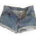 Vintage Levi's 501 High Waist, Cut Off Shorts, buttonfly, distressed, frayed sz 30/M