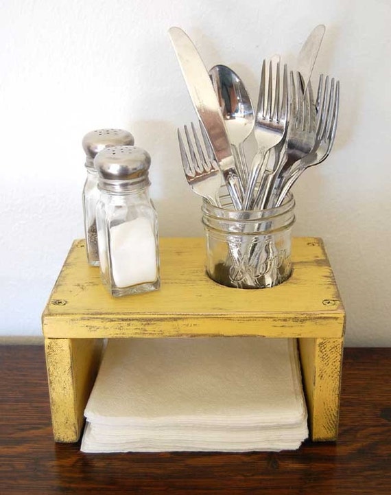 mason holder jar napkin organizer jar mason napkin salt holder pepper table kitchen