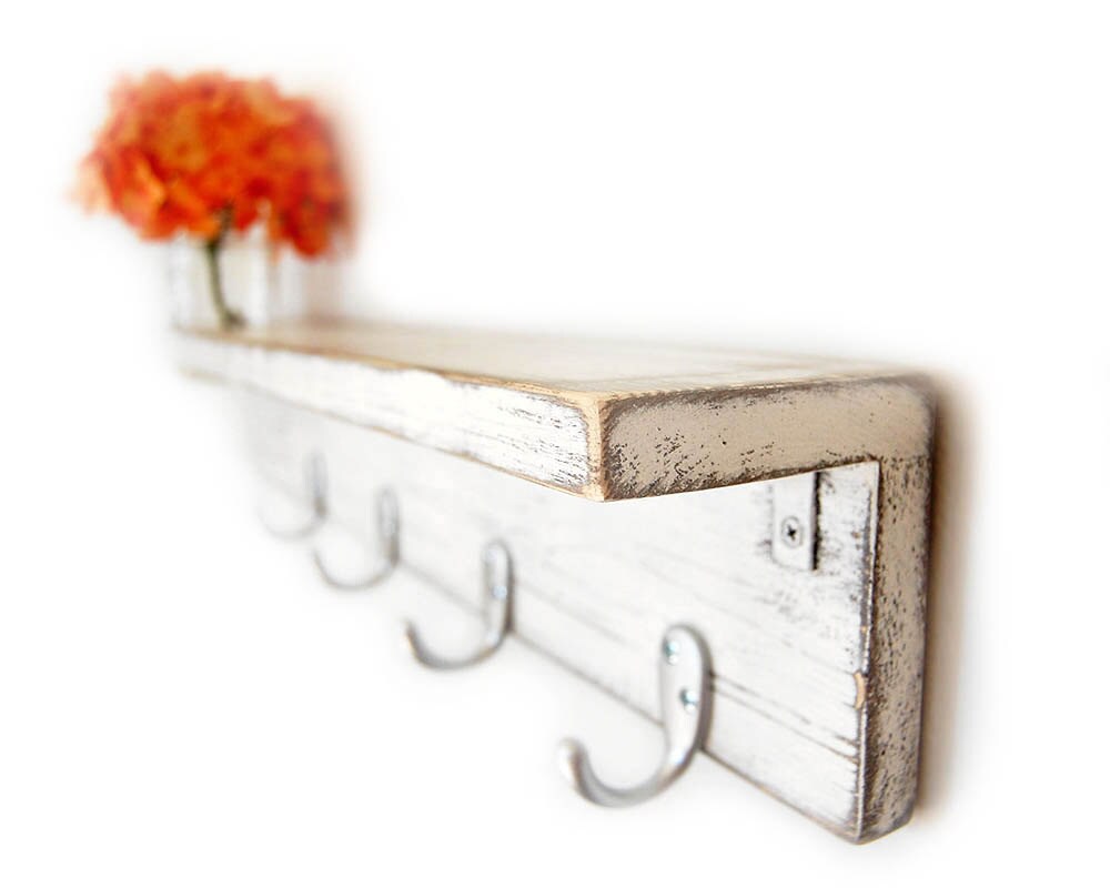 white shelf shabby chic cottage key hooks with vase wall in white shelf shabby chic cottage key hooks with vase wall in