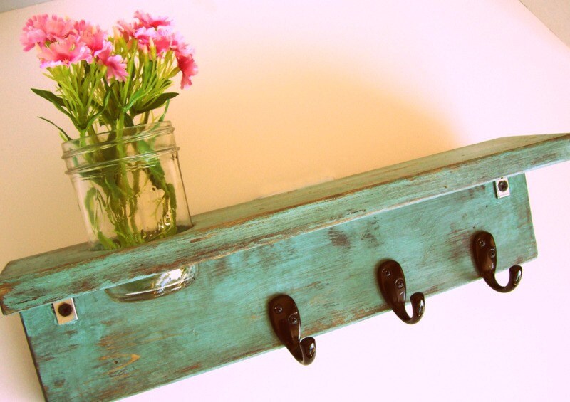 JAMAICAN SEA wall shelf vase COTTAGE