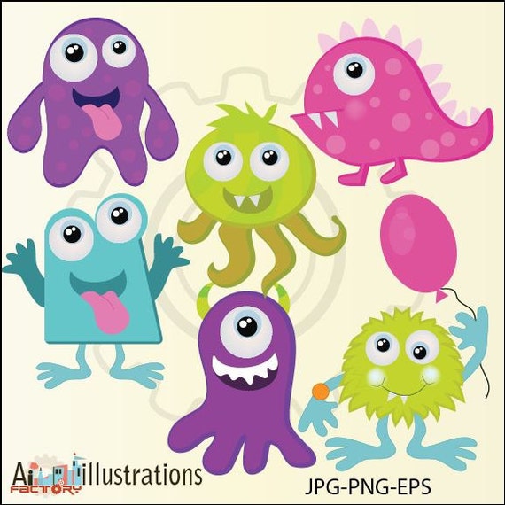 monster clipart etsy - photo #32