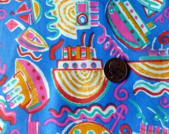 1 Yard Happy and Cheerful Childrens Print Supplex Fabric