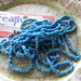Vintage Turquoise Blue Seed Beads