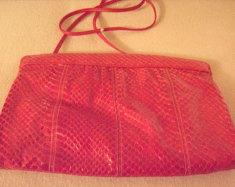 red snake purse