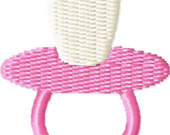 Pacifier Mini Machine Embroidery Design