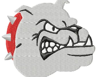 Bulldog Mini Machine Embroidery Design