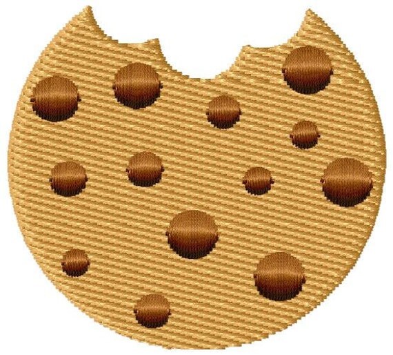 Chocolate Chip Cookie Mini Machine Embroidery Design