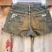 SALE 20% off - Orange Denim Wash Shorts