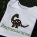 Personalized Dinosaur Shirt for Boys and Girls. Sizes NB through 24 months (larger sizes available on seperate listing)