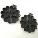Vintage Set of 2 Cast Iron Star/Heart Molds