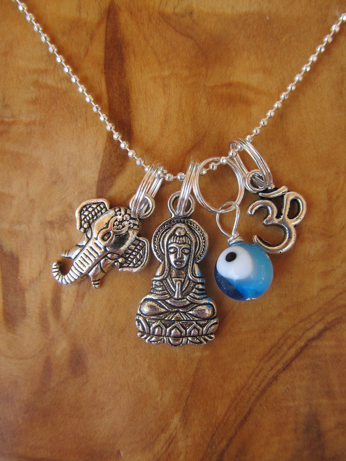 Protection from Evil Charm Necklace with by DestinyAccessory