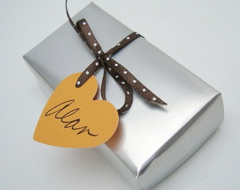 Valentine Beer Can Gift Box Recycled Aqua Eco Friendly Repurposed Recycled Engagement