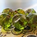 Apple Candy . Czech Picasso Polished Glass Beads (10)