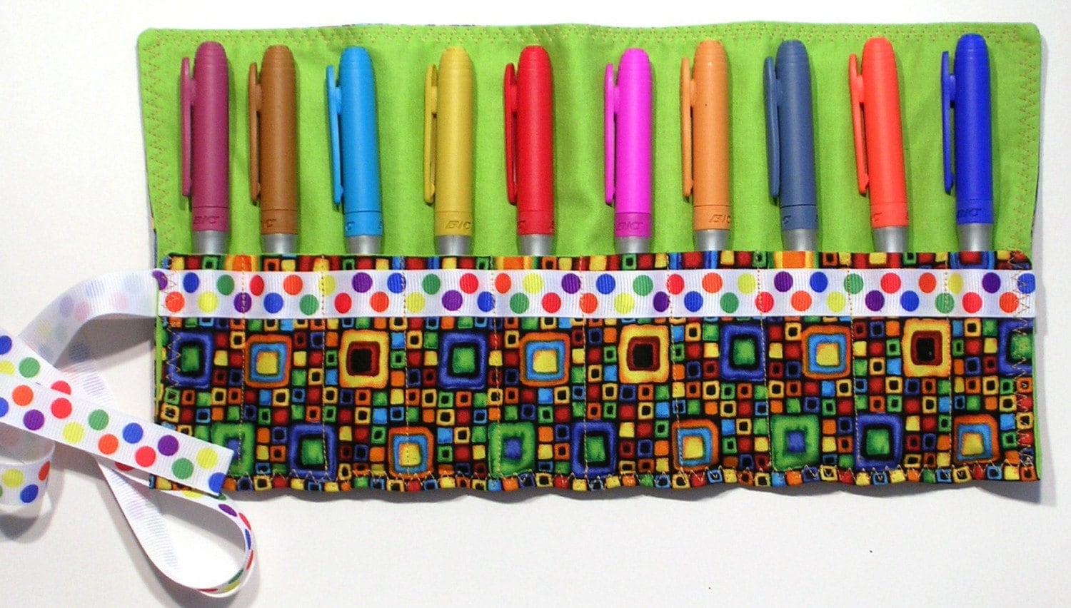 CRAYON MARKER WRAP ROLL ORGANIZER 6h X 12w