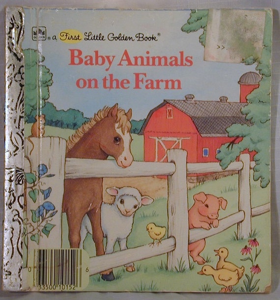 Download Items similar to Vintage First Little Golden Book Baby ...