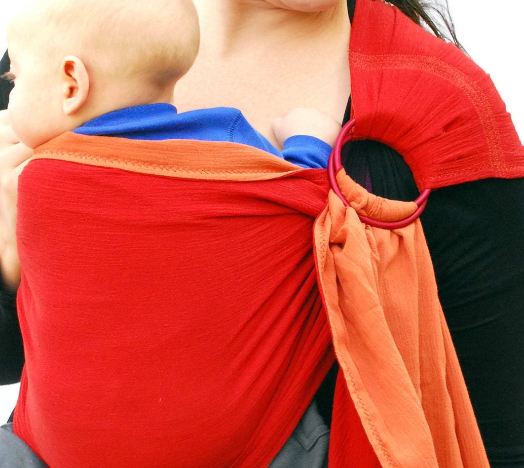 Baby Carrier Ring Sling Gauze Doublelayer TwoTone by BabyEtte