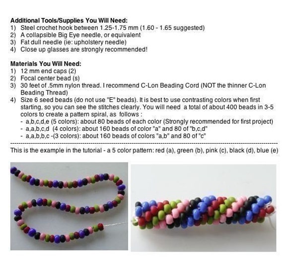 How to Make and use a Crochet Bead Rope Starter Jig