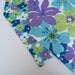 SALE Blue and Purple Table Runner 36"-72" Reversible Bold Blue Table Runner in 3 sizes Retro Table Runner Mod Blue Runner