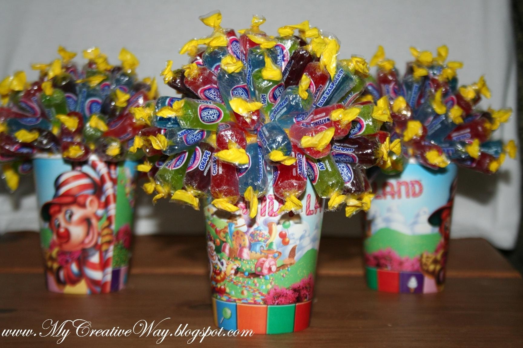 3 Jolly Rancher Candy Bouquet................ Great Center