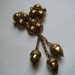Vintage Brooch Acorns Dangle