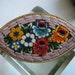 Vintage Brooch Micro Mosaic Flowers