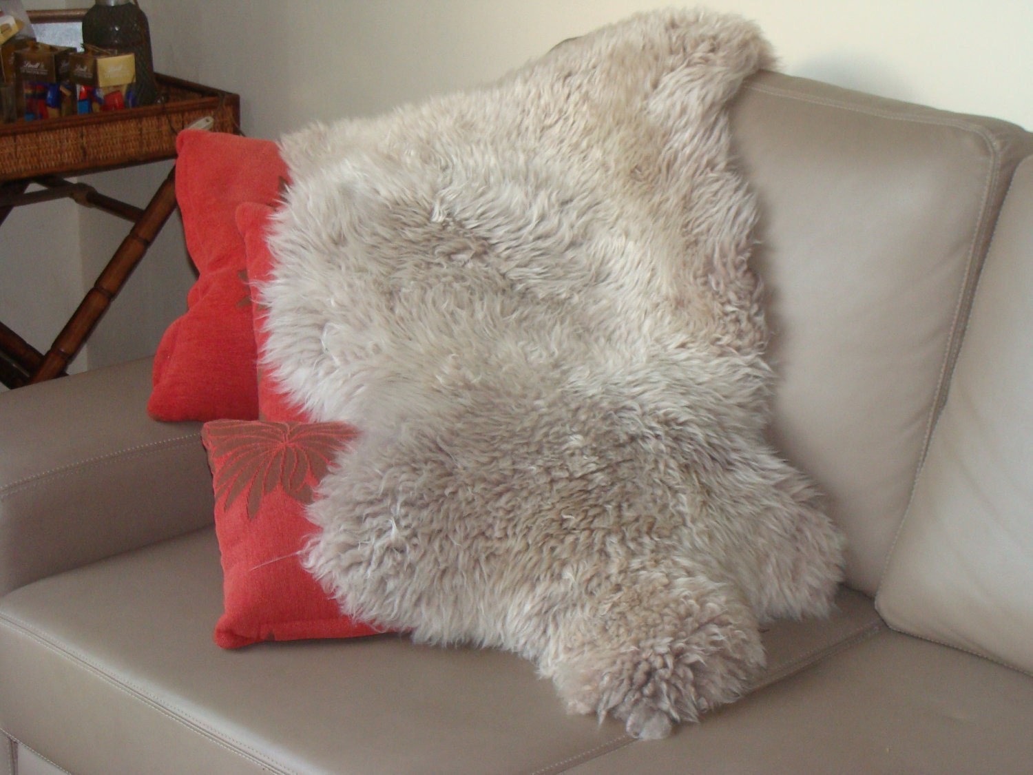 Grey Sheepskin Rug