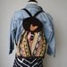 Rusty Cuts Brown Floral Tapestry Hand Tooled Backpack