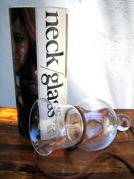 Vintage Holmegaard Neck Glass set of six
