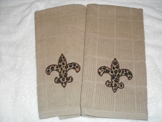 Fleur De Lis Kitchen Towels   Il 570xN.296339588 