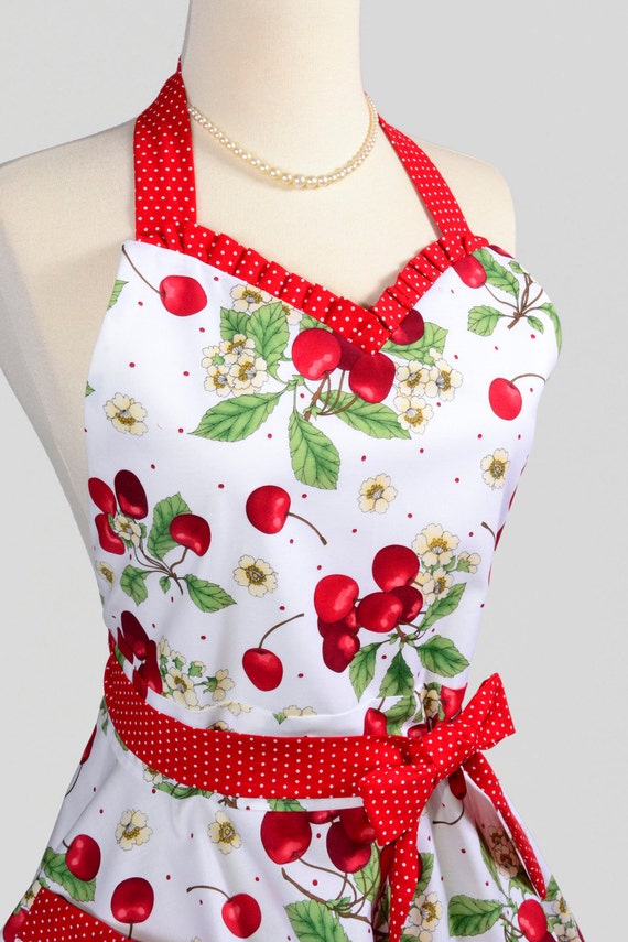 Sweetheart Retro Apron Sexy Flirty Womens Apron In Flirty