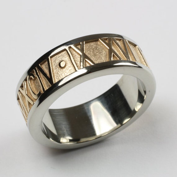 wedding rings roman numerals