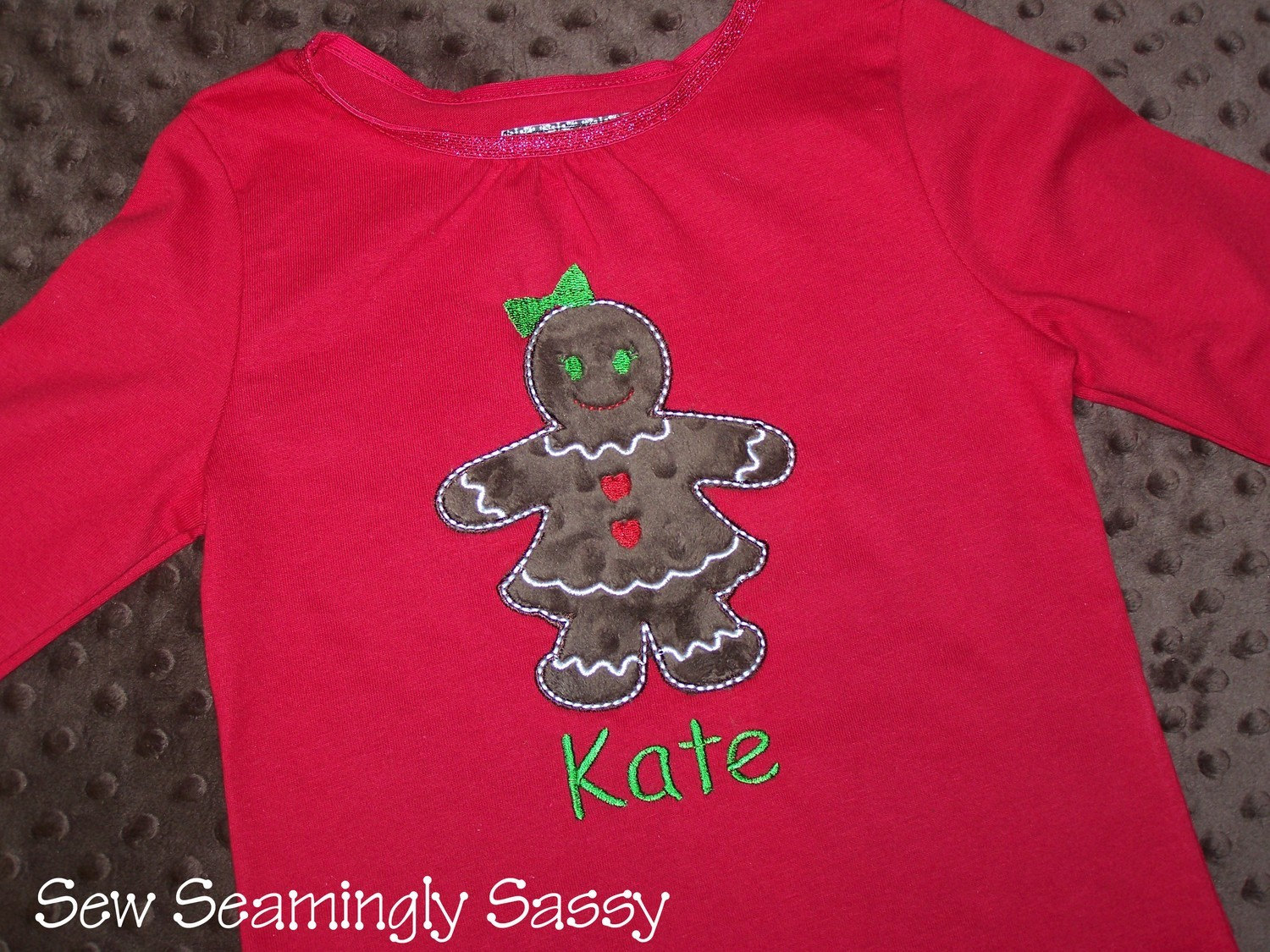 gingerbread shirt womens