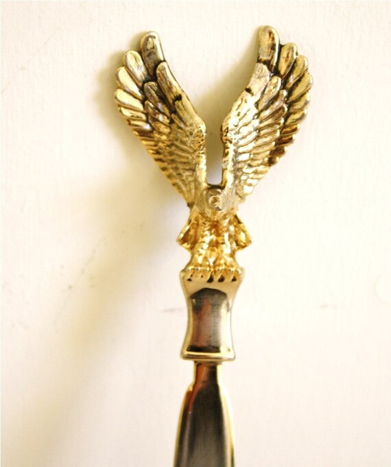 Vintage brass eagle letter opener