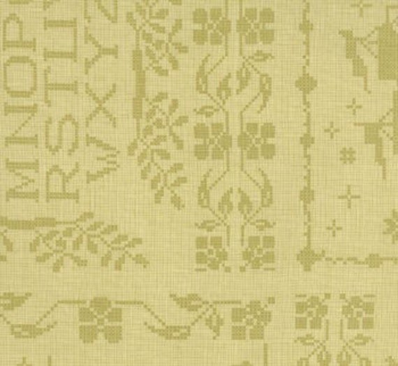 Moda Fabrics Blackbird Designs Sampler Backing 108 By Kwiltykim